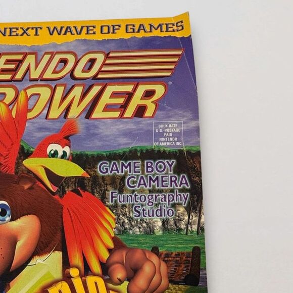 Nintendo Power Magazine Volume 109 Banjo Kazooie w/ Poster WWF Austin June 1998 - Picture 2 of 15